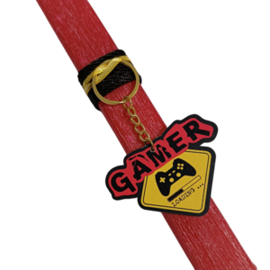 Πασχαλινή λαμπάδα set GAMER με μπρελόκ και door tag (ντορ ταγκ) - αγόρι, λαμπάδες, για παιδιά, για εφήβους, games - 5