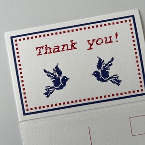 Κάρτα αλληλογραφίας «thank you» - γενική χρήση, ευχετήριες κάρτες - 2