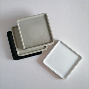 Σουβέρ σετ4τεμ τσιμεντένια τετράγωνα άσπρο/μαύρο/μπεζ/γκρι 9,5εκΧ1εκ - σουβέρ, σετ δώρου, διακόσμηση σαλονιού, αξεσουάρ γραφείου - 2