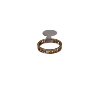 Δαχτυλίδι ατσάλι με λατινικούς αριθμούς μέγεθος 8 - επιχρυσωμένα, ατσάλι, boho, σταθερά