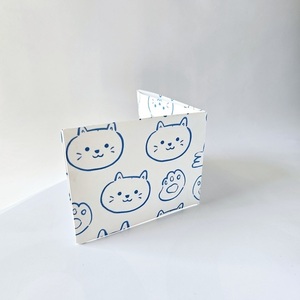 Eco-friendly πορτοφόλι τσέπης γάτα / Paper wallet cat - χαρτί, γάτα, πορτοφόλια, δώρο γεννεθλίων