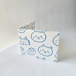 Eco-friendly πορτοφόλι τσέπης γάτα / Paper wallet cat - χαρτί, γάτα, πορτοφόλια, δώρο γεννεθλίων - 2