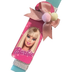 Σετ Πασχαλινή λαμπάδα Barbie με κούπα - κορίτσι, λαμπάδες, σετ, για παιδιά, κούκλες - 3