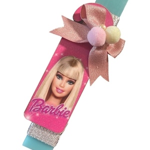 Σετ Πασχαλινή λαμπάδα Barbie με σακίδιο πλάτης και κούπα - κορίτσι, λαμπάδες, σετ, για παιδιά, κούκλες - 2