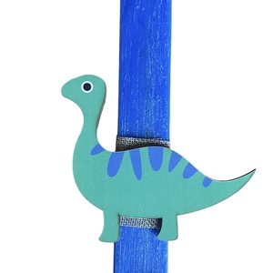 Αρωματική λαμπάδα παιδική δεινόσαυρος, μπλε 30 εκ. - αγόρι, λαμπάδες, δεινόσαυρος, για παιδιά, για μωρά - 3