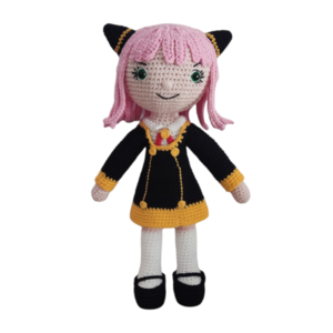 Πλεκτή κούκλα anime 2 - δώρο, παιχνίδια, amigurumi, δώρο γεννεθλίων