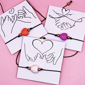 Βραχιολάκι καρδούλα ΜΑΜΑ. 1+1 δώρο - ημιπολύτιμες πέτρες, καρδιά, μαμά και κόρη, αυξομειούμενα, ημέρα της μητέρας - 2