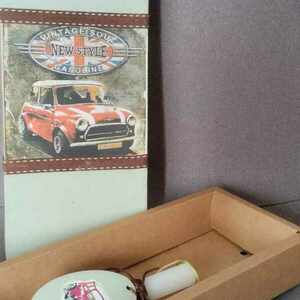 Χαρτινο κουτί και λαμπαδα με Mini Cooper - αγόρι, λαμπάδες, αυτοκινητάκια, για παιδιά, για εφήβους - 2