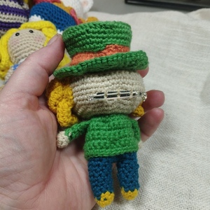 Mad Hatter Crochet Brooch - Λαμπάδα με λαμπαδόκουτο - λαμπάδες, για παιδιά, για ενήλικες, για εφήβους - 5