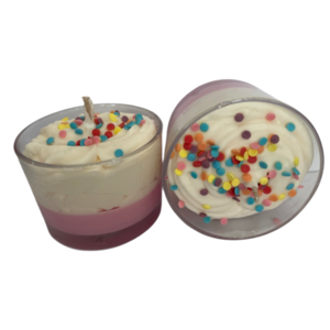 Χειροποίητο αρωματικό κερί ”Cupcake” Salted Caramel 250ml - χειροποίητα, αρωματικά κεριά, πρακτικό δωρο - 3