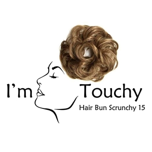 SCRUNCHY HAIR BUN BR-15 - μαλλί, μοδάτο, δώρα για γυναίκες, λαστιχάκια μαλλιών