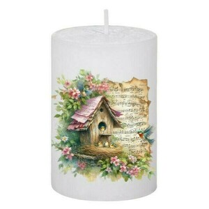Κερί Vintage Birdhouse 10, 5x7.5cm - αρωματικά κεριά