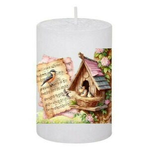 Κερί Vintage Birdhouse 12, 5x7.5cm - αρωματικά κεριά