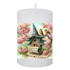 Κερί Vintage Birdhouse 15, 5x7.5cm - αρωματικά κεριά