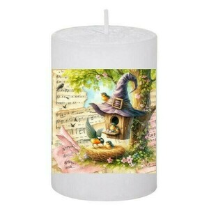 Κερί Vintage Birdhouse 16, 5x7.5cm - αρωματικά κεριά