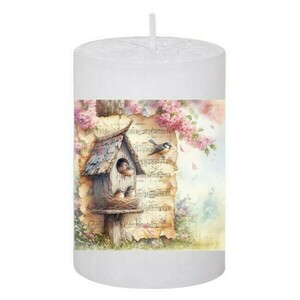 Κερί Vintage Birdhouse 17, 5x7.5cm - αρωματικά κεριά