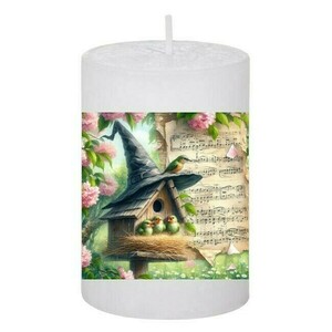 Κερί Vintage Birdhouse 18, 5x7.5cm - αρωματικά κεριά