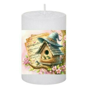 Κερί Vintage Birdhouse 19, 5x7.5cm - αρωματικά κεριά