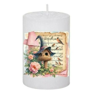 Κερί Vintage Birdhouse 20, 5x7.5cm - αρωματικά κεριά