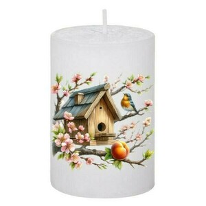 Κερί Vintage Birdhouse 22, 5x7.5cm - αρωματικά κεριά