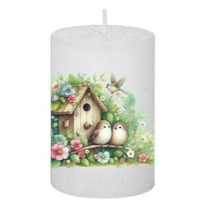 Κερί Vintage Birdhouse 33, 5x7.5cm - αρωματικά κεριά
