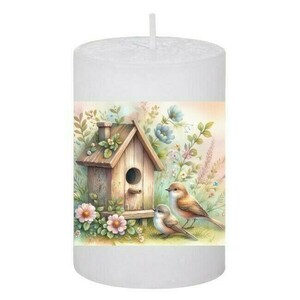 Κερί Vintage Birdhouse 34, 5x7.5cm - αρωματικά κεριά