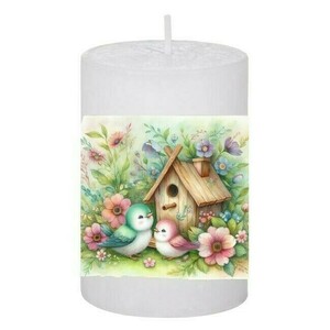 Κερί Vintage Birdhouse 35, 5x7.5cm - αρωματικά κεριά
