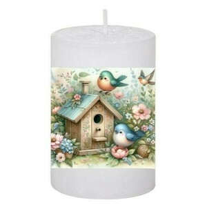 Κερί Vintage Birdhouse 36, 5x7.5cm - αρωματικά κεριά