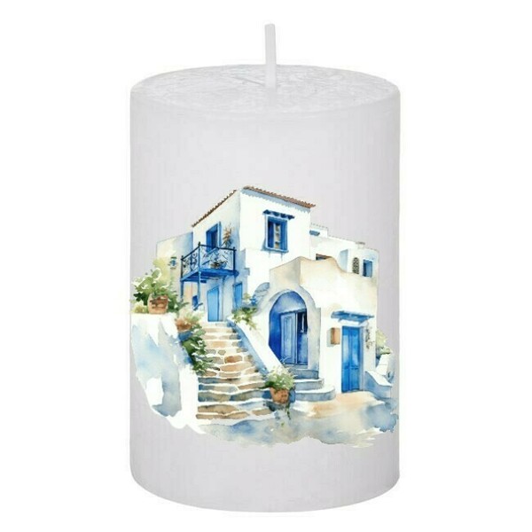 Κερί Καλοκαιρινό Greece 119, 5x7.5cm - αρωματικά κεριά