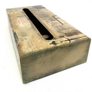 Κουτί λαδί για χαρτομάντηλα 6x27x14 - οργάνωση & αποθήκευση, μέταλλο - 5