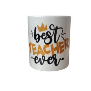 Πορσελάνινη κούπα για την καλύτερη δασκάλα. - πορσελάνη, κούπες & φλυτζάνια, για δασκάλους, η καλύτερη δασκάλα
