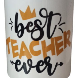 Πορσελάνινη κούπα για την καλύτερη δασκάλα. - πορσελάνη, κούπες & φλυτζάνια, για δασκάλους, η καλύτερη δασκάλα - 2