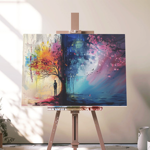 Artistic Tree - πίνακες & κάδρα, αφίσες, DIY, πίνακες ζωγραφικής, σχέδια ζωγραφικής - 5