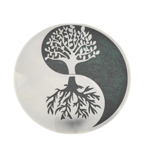 Πιατέλα "Δέντρο της ζωής" - Ρητίνη (25εκ.) - ρητίνη, χειροποίητα, πιατάκια & δίσκοι, πρακτικό δωρο