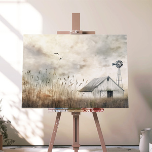 Old White Barn - πίνακες & κάδρα, αφίσες, DIY, πίνακες ζωγραφικής, σχέδια ζωγραφικής - 5