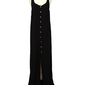 Φόρεμα σεμιζιέ γυναικείο μακρύ - βισκόζη, αμάνικο