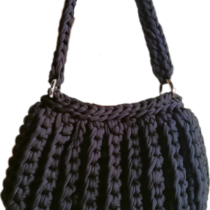 Crochet bag - ύφασμα, ώμου, πλεκτές τσάντες, βραδινές, μικρές - 2