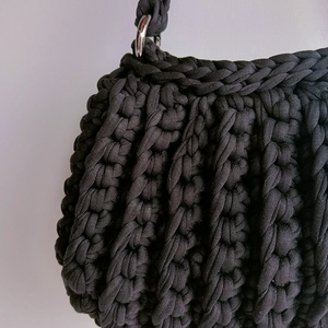 Crochet bag - ύφασμα, ώμου, πλεκτές τσάντες, βραδινές, μικρές